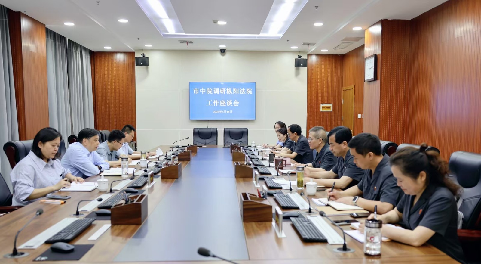 李德文到枞阳法院走访调研