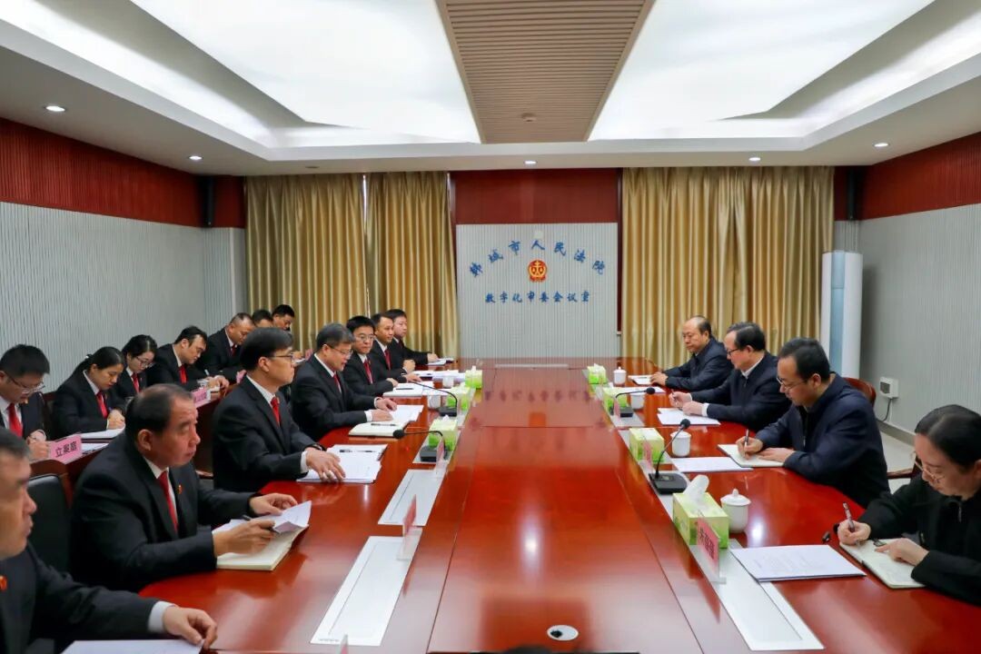 陕西高院党组书记、院长韩德洋赴韩城市法院..