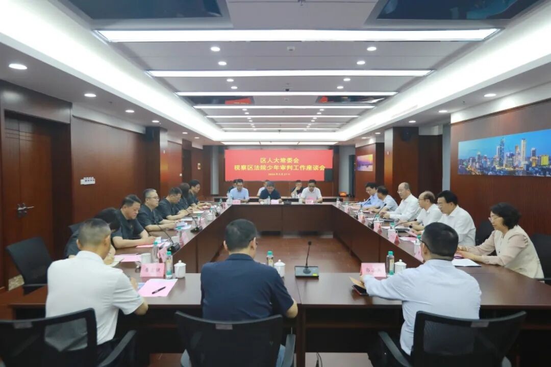 区人大常委会视察区法院少年审判工..